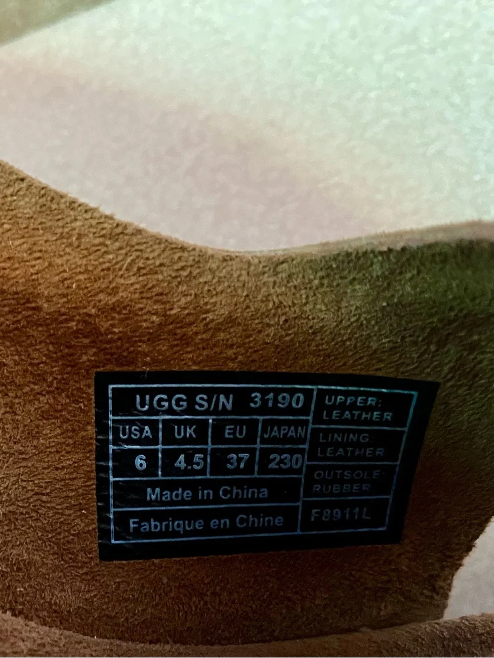 UGG Chestnut Suede Crisscross Slingback Wedge Sandals